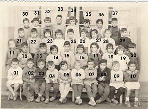 ECOLE GAMBETTA MATERNELLE 1958 MME KARAVEC